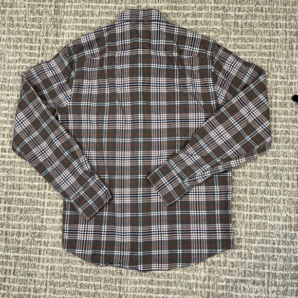 Men's Gray UNTUCKIT Plaid Shirt Sz M - Picture 4 of 5